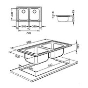 Мойка Смег APM862 фото 2 Мойка Smeg APM862 фото 2