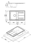 Мойка Smeg LZ791P фото 2