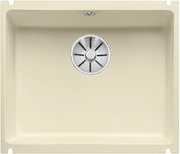 Мойка Blanco SUBLINE 500-U керамика отводная арматура InFino® жасмин фото