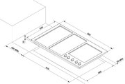 Варочная поверхность Korting HG 995 CTX фото 3