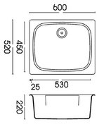 Мойка Smeg LSE60RA фото 2