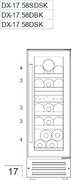 Винный шкаф Dunavox DAUF-17.58DBH фото 4