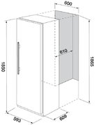 Встраиваемый холодильник Фулгор Милано FRSI 401 FED X фото 3 Встраиваемый холодильник Fulgor Milano FRSI 401 FED X фото 3