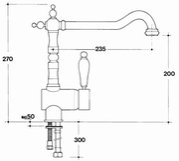 Смеситель Смег ME3OT фото 2 Смеситель Smeg ME3OT фото 2