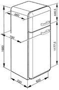 Холодильник Смег FAB30RNE1 фото 2 Холодильник Smeg FAB30RNE1 фото 2