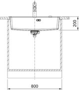 Мойка Franke Maris MRG 610-72 TL черный фото 4