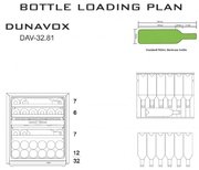 Винный шкаф Dunavox DAV-32.81DW.TO фото 4