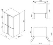 Холодильник Смег FQ60CAO5 фото 3 Холодильник Smeg FQ60CAO5 фото 3