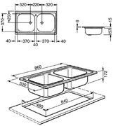 Мойка Smeg LX862-2 фото 2