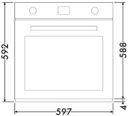 Духовой шкаф Smeg SOP6102TB3 фото 3