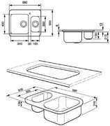 Мойка Смег SRO3416 фото 3 Мойка Smeg SRO3416 фото 3