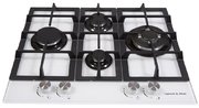 Газовая варочная панель из закаленного стекла Zigmund Shtain M 25.6 W фото 2