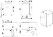 Мини-бар Смег FAB5RPG3 фото 3 Мини-бар Smeg FAB5RPG3 фото 3