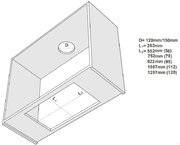 Встраиваемая вытяжка Pando EVO/580.11 INOX V.850 SEC фото 4