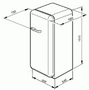 Холодильник Смег FAB10HRIT фото 3 Холодильник Smeg FAB10HRIT фото 3