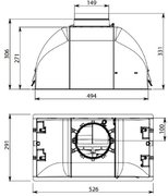 Встраиваемая вытяжка Falmec BUILT-IN 50 фото 2