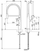 Смеситель Смег MDF50SS фото 2 Смеситель Smeg MDF50SS фото 2
