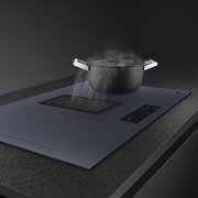 Индукционная варочная панель со встроенной вытяжкой Smeg HOBD182DG фото 4