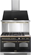 Вытяжка Lofra DOLCEVITA 150 BLACK MATT & BRASS фото 4