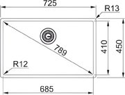 Мойка Franke BXX 210/110-68 полированная нержавеющая сталь фото 4