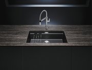Мойка Blanco Etagon 700-U Silgranit черный клапан-автомат InFino 525891 фото 3