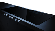 Индукционная варочная поверхность с вытяжкой Kuppersbusch KMI 12850.0 SR-E Black Chrome фото 3
