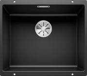 Мойка BLANCO SUBLINE 500-U Silgranit черный фото Мойка BLANCO SUBLINE 500-U Silgranit черный фото