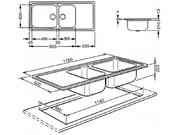 Мойка Смег LG116D фото 2 Мойка Smeg LG116D фото 2