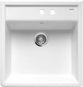 Мойка Бланко Panor 60 два отверстия глянцевый белый фото Мойка Blanco Panor 60 два отверстия глянцевый белый фото