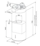 Вытяжка Faber CYLINDRA ISOLA GLOSS  EG10 W A37 фото 2