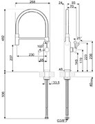 Смеситель Смег MDF50PB фото 2 Смеситель Smeg MDF50PB фото 2