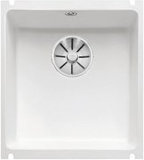 Мойка Бланко SUBLINE 375-U керамика отводная арматура InFino® глянцевый белый фото Мойка Blanco SUBLINE 375-U керамика отводная арматура InFino® глянцевый белый фото