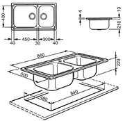 Мойка Smeg LG862 фото 2