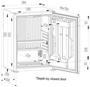 Минибар Дометик RH 430 NTE фото 4 Минибар Dometic RH 430 NTE фото 4