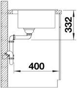 Мойка BLANCO NAYA 5 Silgranit антрацит фото 4 Мойка BLANCO NAYA 5 Silgranit антрацит фото 4