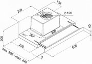 Кухонная вытяжка MAUNFELD Ouse Glass 50 C белый фото 2