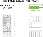 Винный шкаф Dunavox DX-74.230DW фото 4