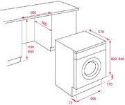 Встраиваемая стиральная машина Teka LI5 1481 EU EXP фото 2