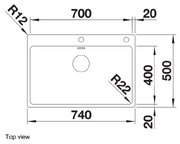 Мойка BLANCO ANDANO 700-IF/A нержавеющая сталь, клапан-автомат фото 3 Мойка BLANCO ANDANO 700-IF/A нержавеющая сталь, клапан-автомат фото 3