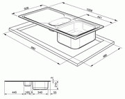 Мойка Смег LV100S фото 2 Мойка Smeg LV100S фото 2
