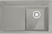 Мойка Франке Mythos MTK 611-78 чаша слева жемчужный серый фото Мойка Franke Mythos MTK 611-78 чаша слева жемчужный серый фото