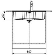 Мойка Franke BCX 610-81 TL сталь фото 4