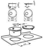 Врезной поддон Смег 11I фото 3 Врезной поддон Smeg 11I фото 3