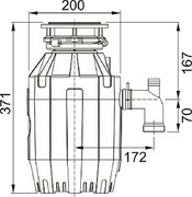 Измельчитель пищевых отходов Franke TE-75 фото 2