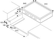 Газовая варочная панель Bertazzoni CB36500X фото 4