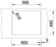 Мойка BLANCO DALAGO 6 Silgranit черный, клапан-автомат фото 4 Мойка BLANCO DALAGO 6 Silgranit черный, клапан-автомат фото 4