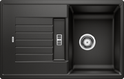 Мойка BLANCO ZIA 45 S Silgranit черный фото Мойка BLANCO ZIA 45 S Silgranit черный фото
