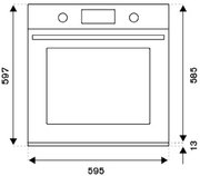 Духовой шкаф Bertazzoni F609HEREKTNE фото 4