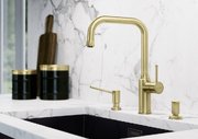 Дозатор для жидкого мыла Blanco LIVIA 526698 сатиновое золото фото 2