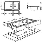 Мойка Смег LGM862 фото 2 Мойка Smeg LGM862 фото 2